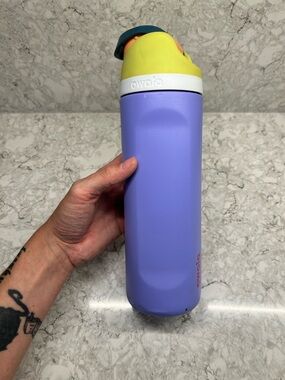 owalo Lavender & Yellow Insulated Water Bottle